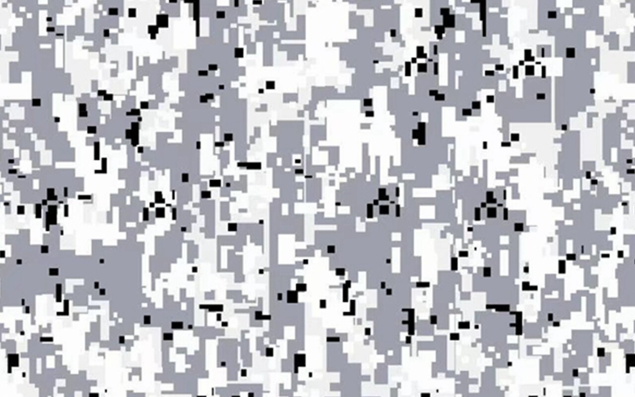 ( 1FT x 5FT ) DIGITAL SNOW Camouflage Vinyl Car Wrap Film Sheet