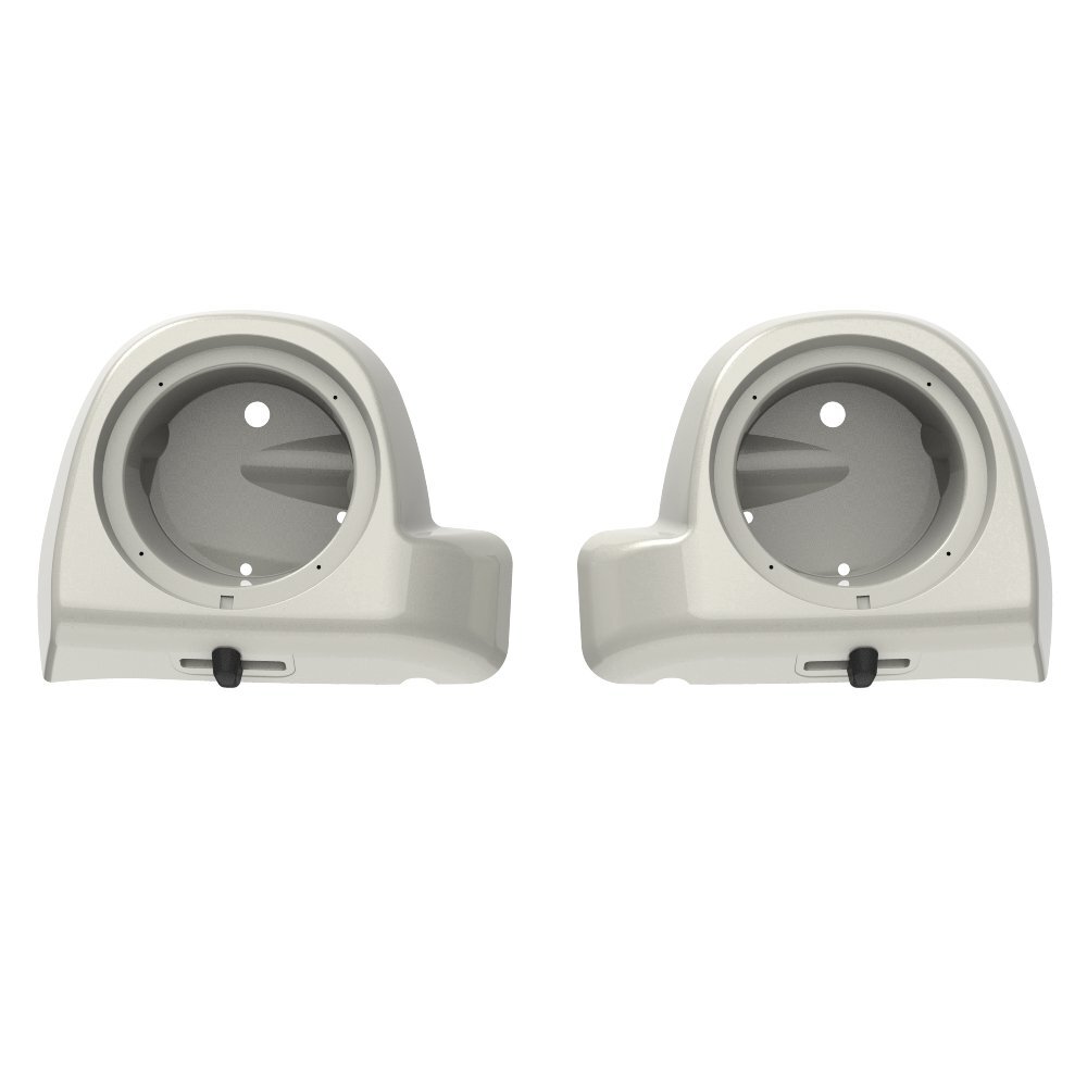 Bonneville Salt Pearl 6.5 inch Speaker Pods Lower Fairings Fits 14+ Harley
