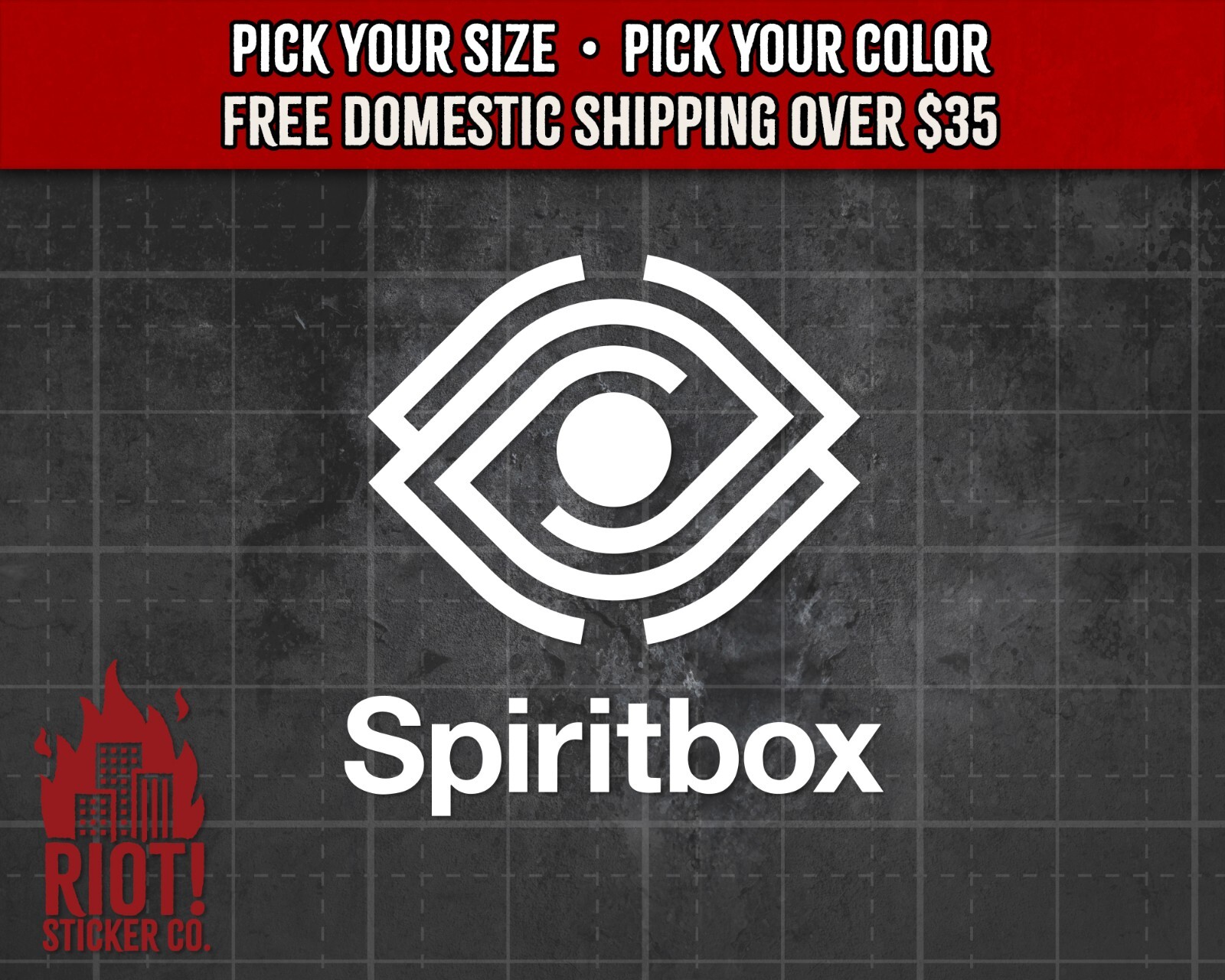 Spiritbox Decal for Car Band Logo Sticker for Laptop Yeti Heavy Metal
