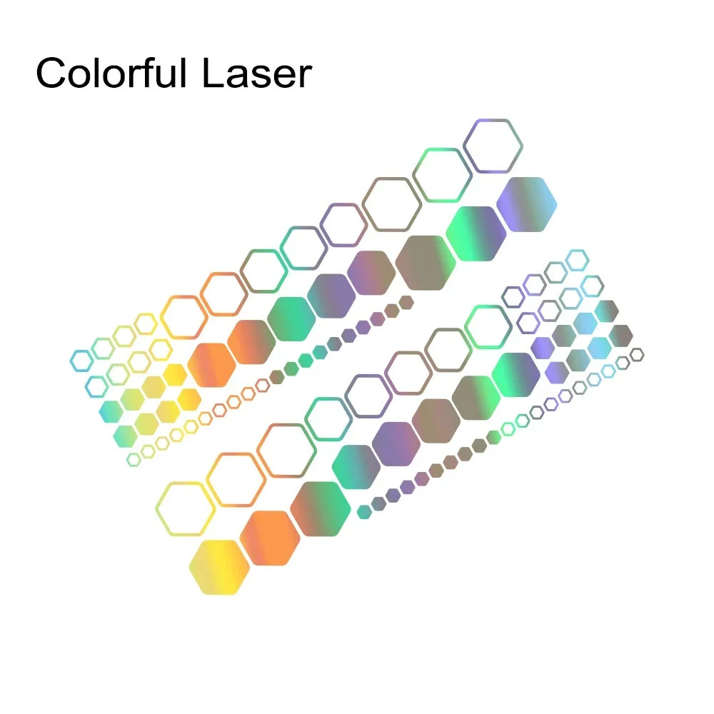 Car Honeycomb Hexagonal Combination Stickers Polygonal Waterproof Vinyl Decals