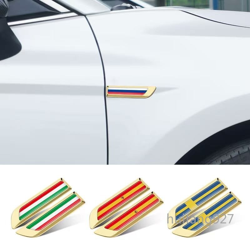 3D Metal Car Trunk Tailgate Fender Side Badge Laser VIP Emblem Decal Sticker