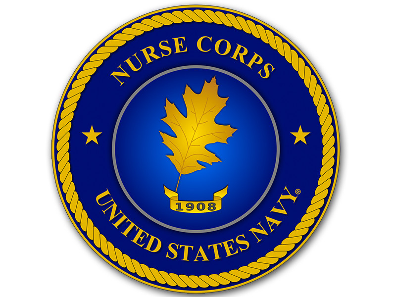 Magnetic 4 inch Round US Navy Nurse Corps Seal MAGNET (Logo RN) Navy Lic.