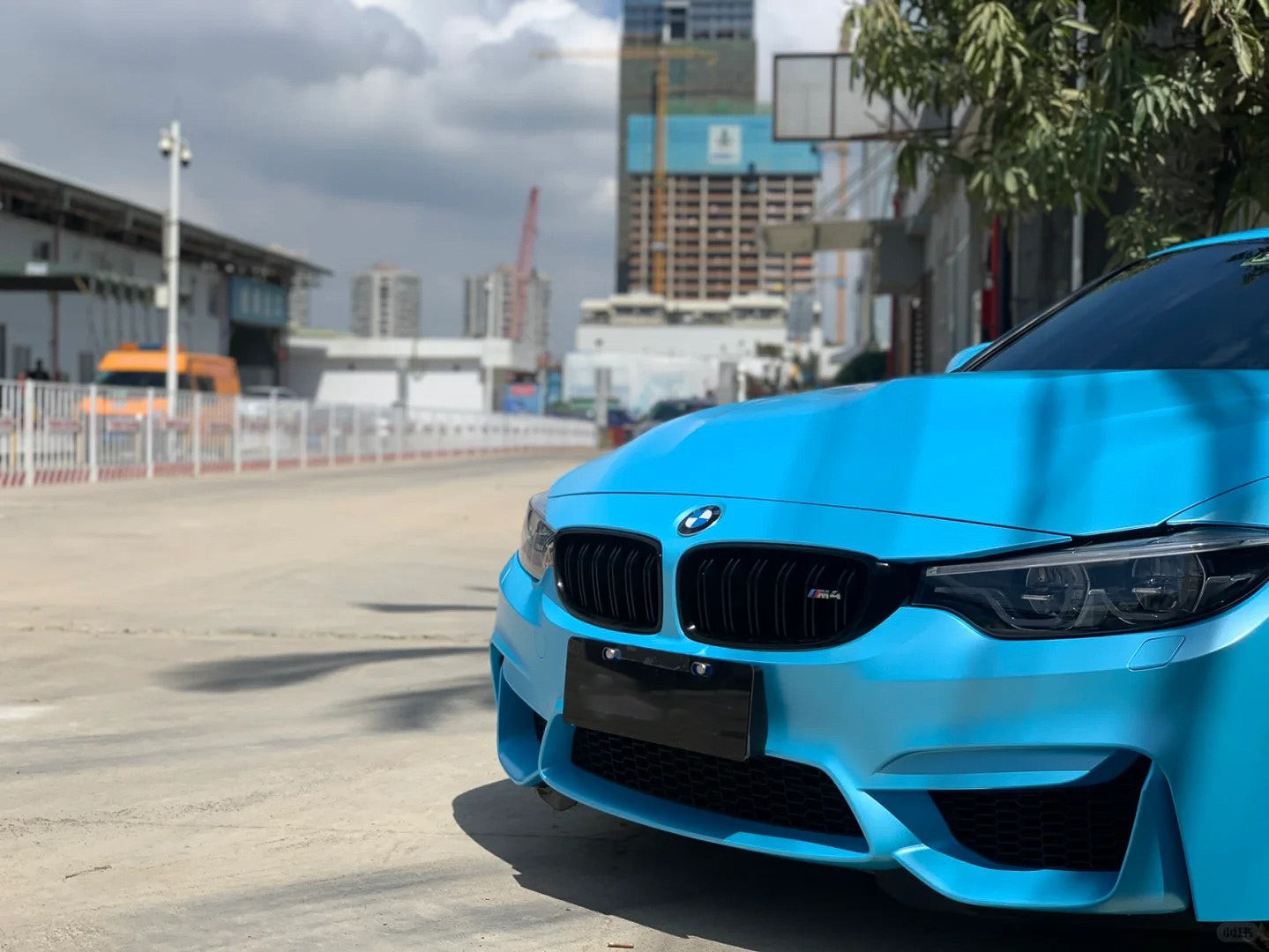 Milliotone Satin Metallic Sky Blue Premium Vinyl DIY Custom Car Wrap