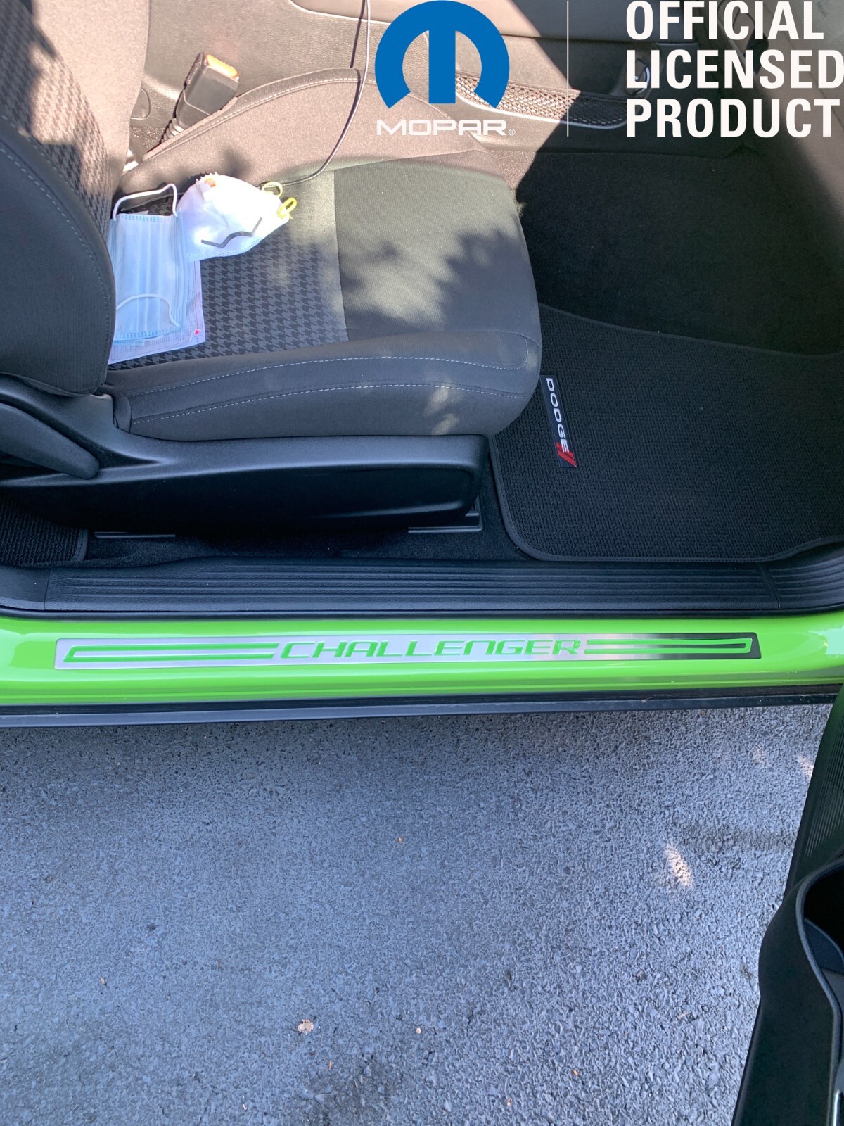 Dodge Challenger Door Sill Plate Decal 15 16 2017 2018 2019 2020 2021 2022 2023