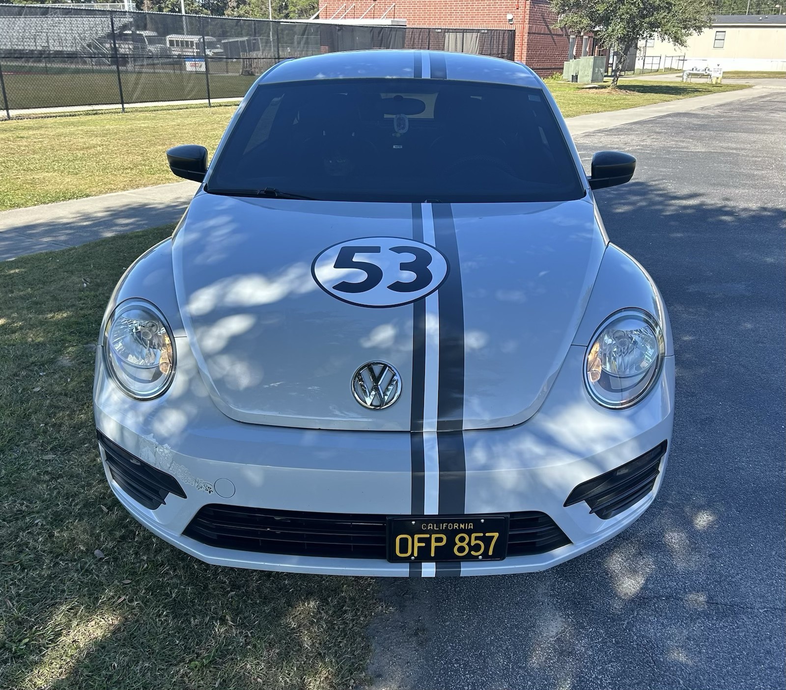 New Dark Herbie The Love Bug Decal Sticker Kit GRAYSCALE