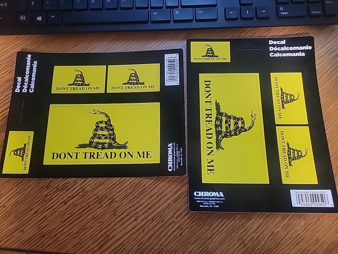 2 x DON’T TREAD ON ME DECAL GRP-664