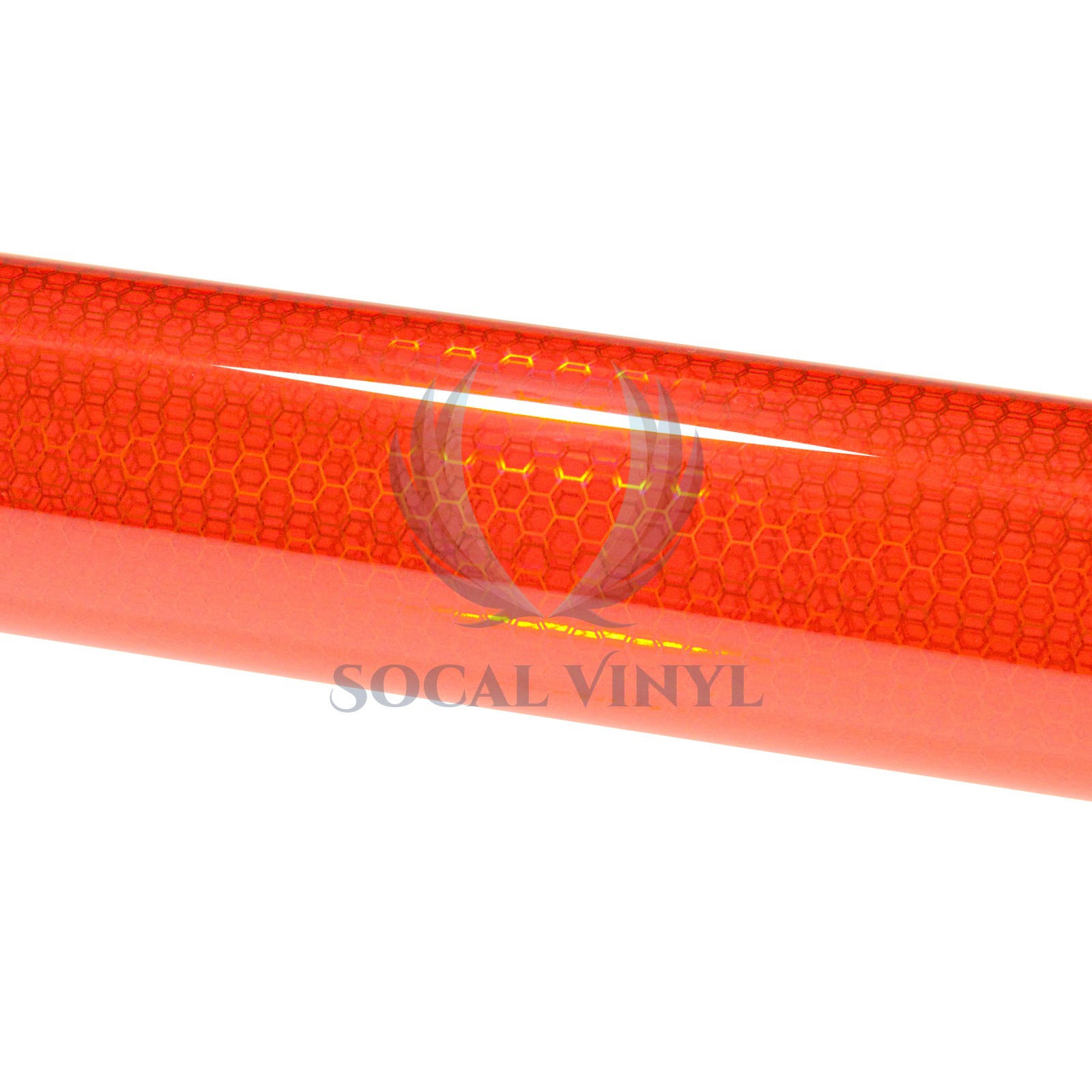 Headlight Hex Holographic Gloss Flame Red Taillight Tint Film Fog Honeycomb Film