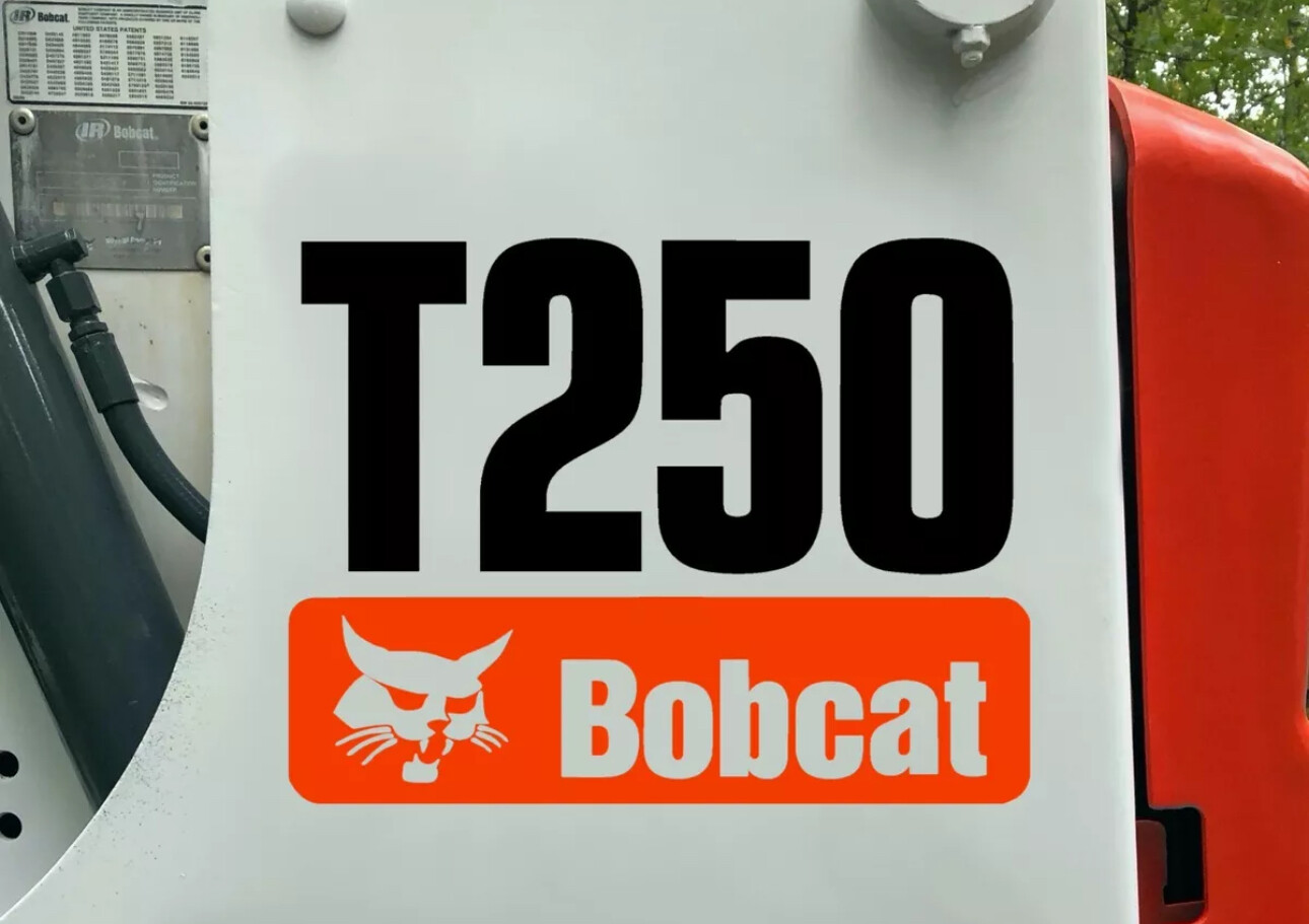 Bobcat T250 (SET OF 7) Skid Steer Replacement Aftermarket Vinyl Decal Sticker