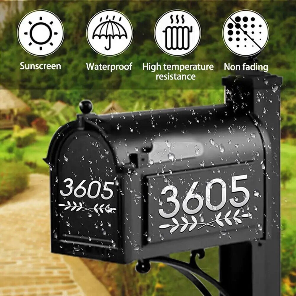 3Pcs Nanofilm License Plate Number Sticker Reflective Invisible Digital Sticker