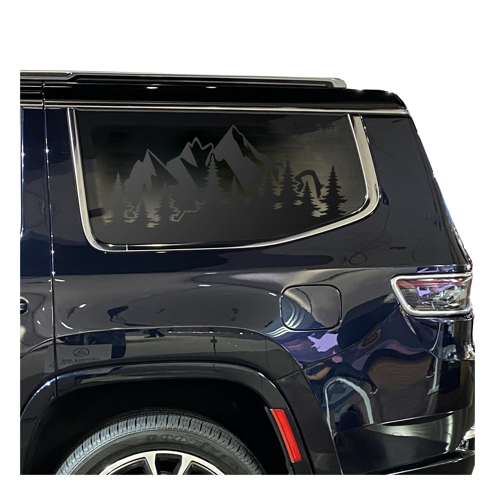 Mountain Scene Design Decal Fits 2022 – 2023 Jeep Grand Wagoneer GW1-MX1
