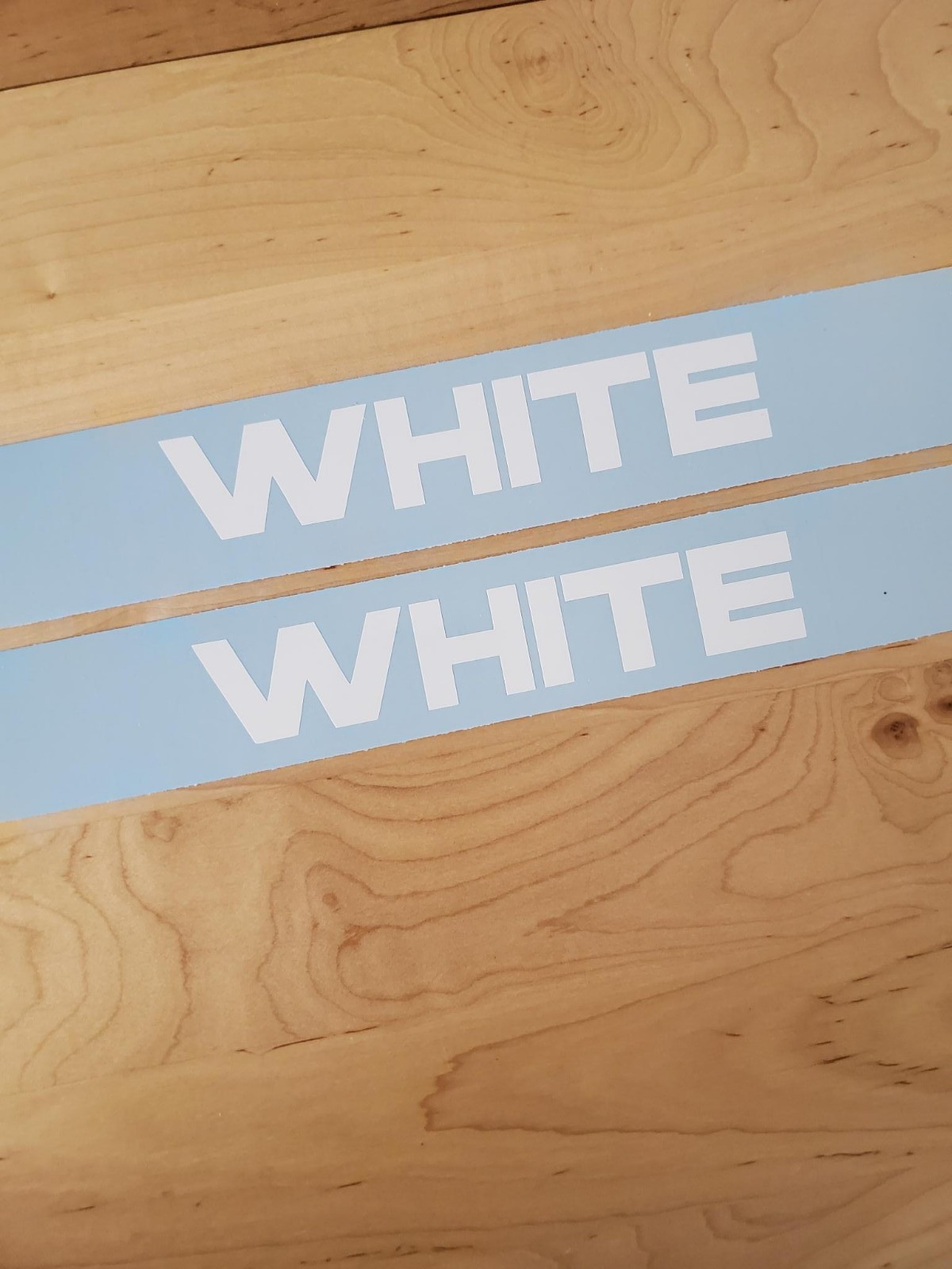 WHITE FORKLIFT tractor Decals Stickers Gloss WHITE (2) 18″FAST USA