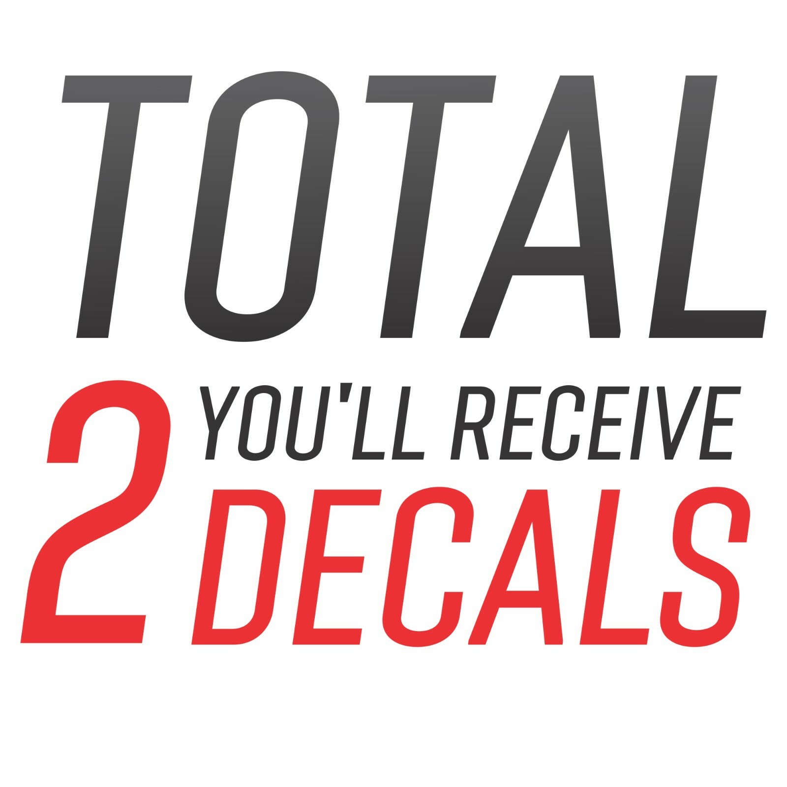 FX2 Off Road Gray Decals for Ranger F150 Truck Super Duty Stickers | Set of 2