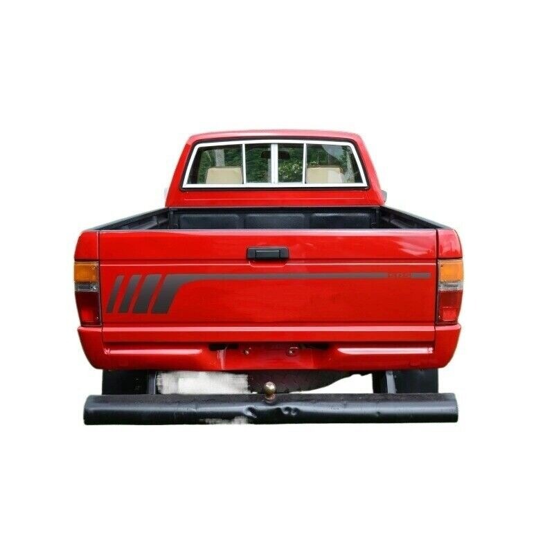 For 85-88 Toyota Pickup Truck Vinyl Decal Hood Side Racing Stripe Sticker Kit