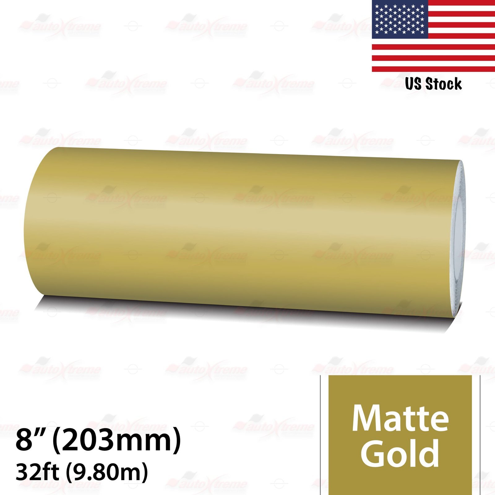 8″ Vinyl Pinstriping Pin Stripe Car Styling Tape Decal Sticker 203mm MATTE GOLD