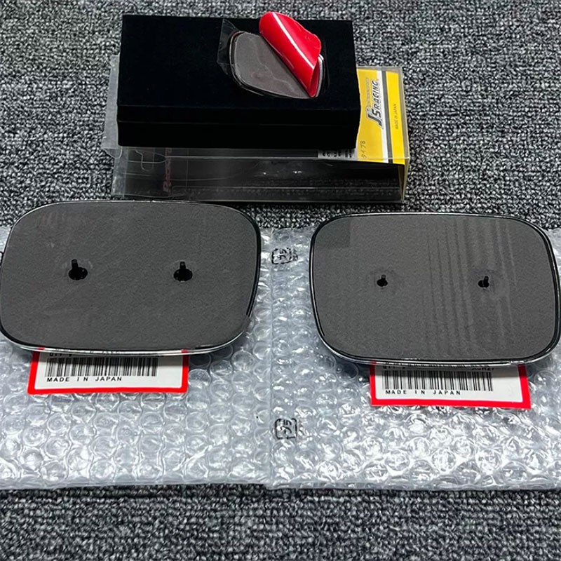 3pcs Jdm Red Front Rear Steering Badge H Emblem For Honda Fit Jazz 2009-2013