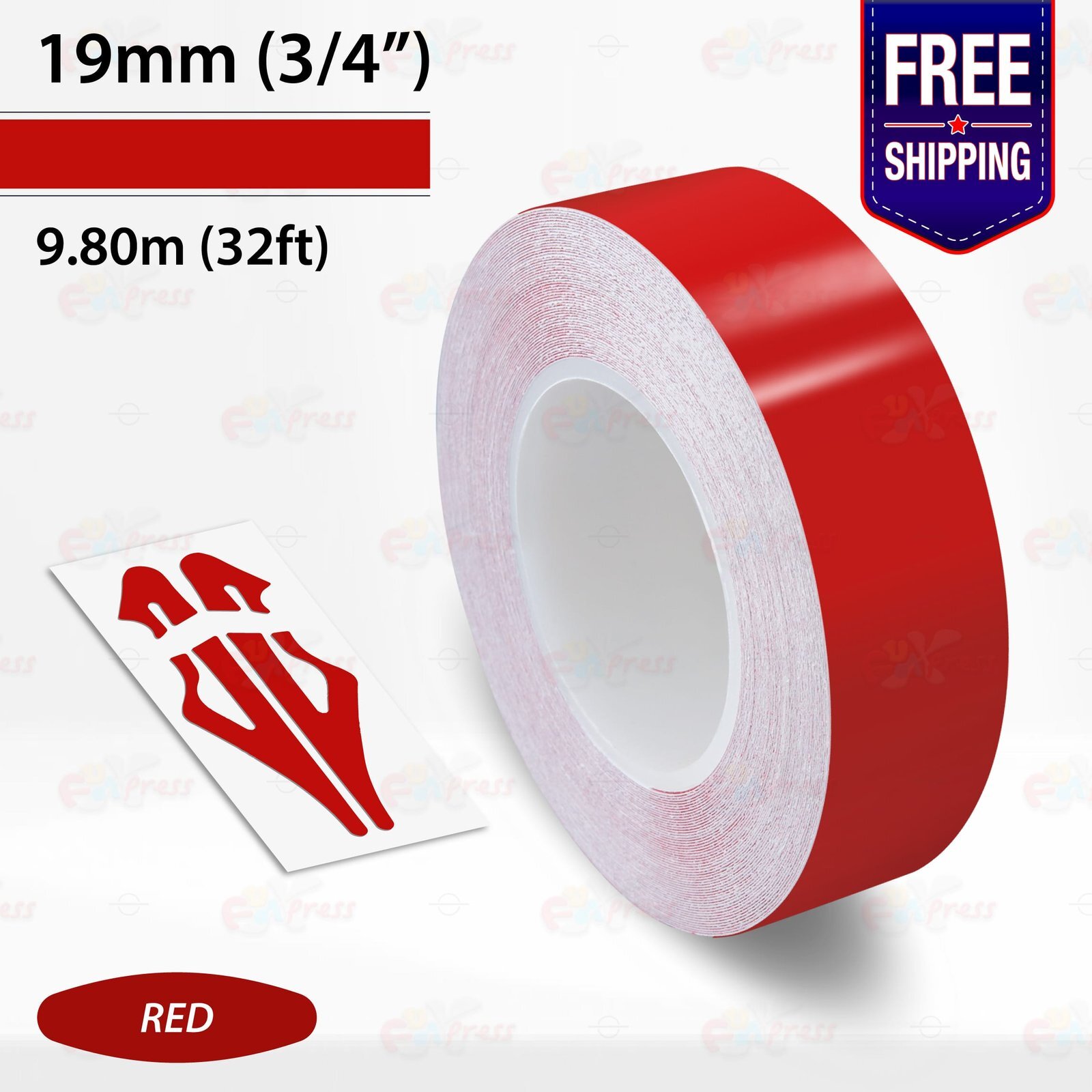 3/4″ PIN STRIPES Car Model Motorcycle Truck Decals Line TAPE Vinyl Stickers 19mm