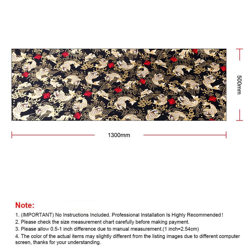 Cloth Fabric JDM Japanese Style Pattern Car Interior Wrap Stickers DIY 130x50CM