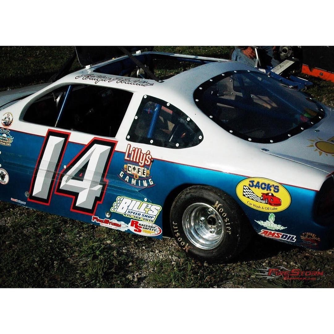 Racin Car Numbers Side Swipe Vinyl Decals Street Stock, Modified, Late Model