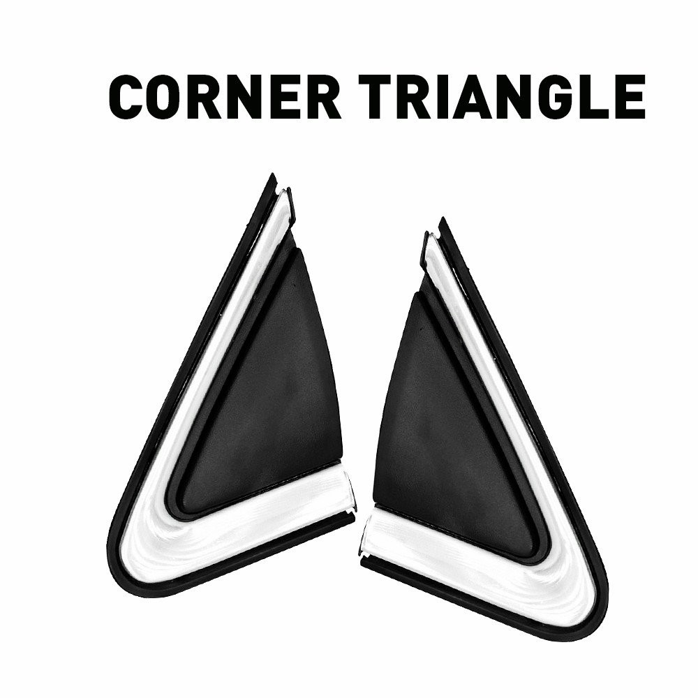 1/2Set Front Left & Right Fender Trim /Mirror Finisher Fit For 2013-2019 Nissan