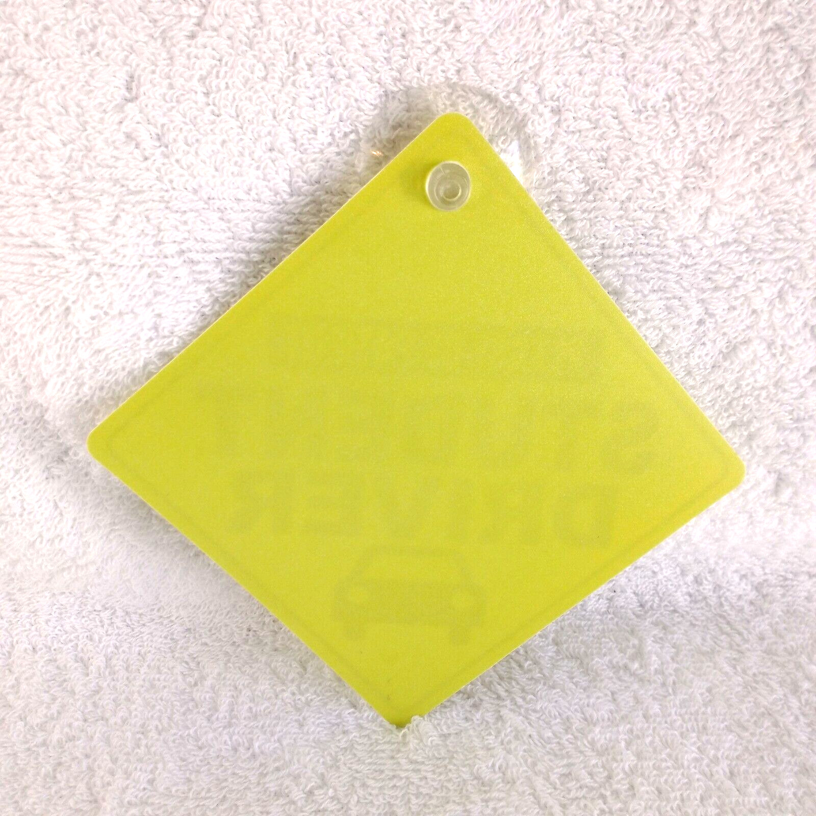 Caution Student Driver 6in Suction Cup Yellow Plastic Warning Fun Sign C13-2007
