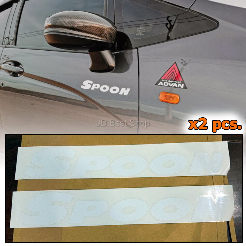 Sticker JDM Style JAP Spoon Sport For Honda Racing All Models Decal Dicut Vinyl