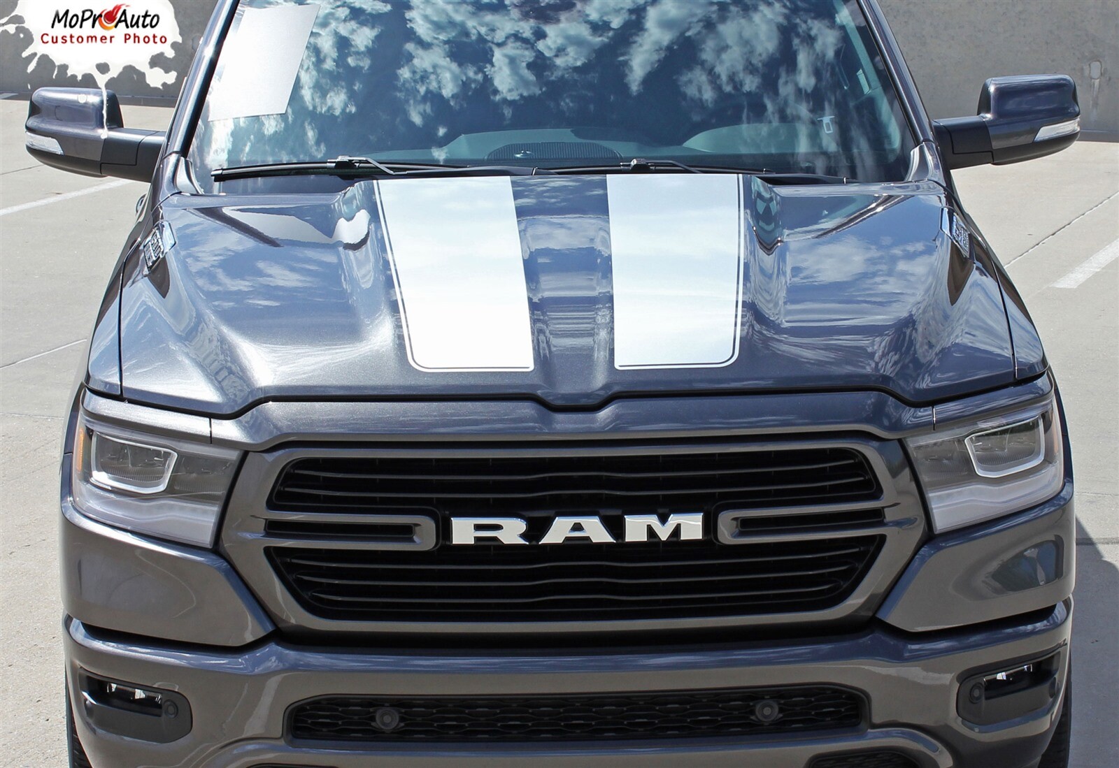 Fits 2019-2024 Dodge Ram Rally Stripe Kit