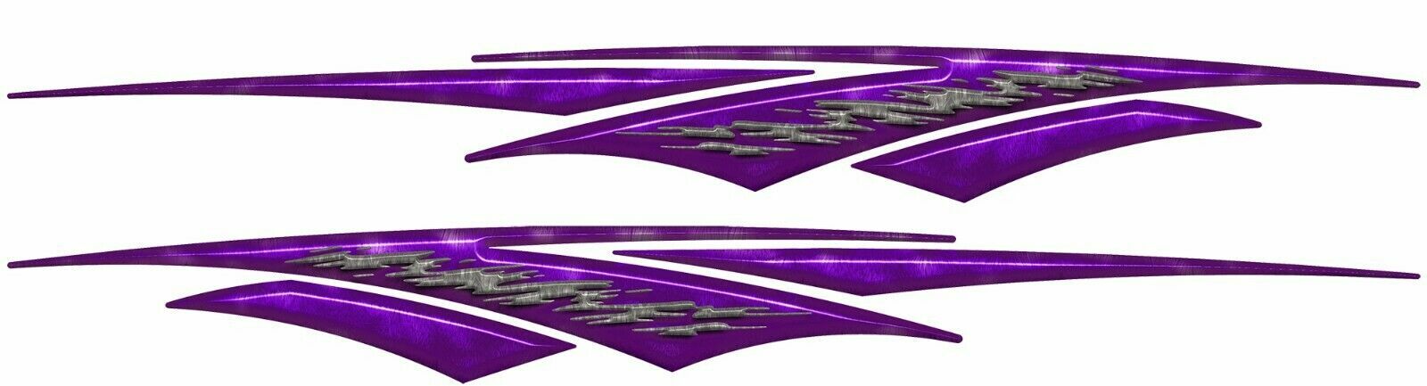 2 Car Truck Trailer Side Decals Graphics Stripes Vinyl #A1PUR