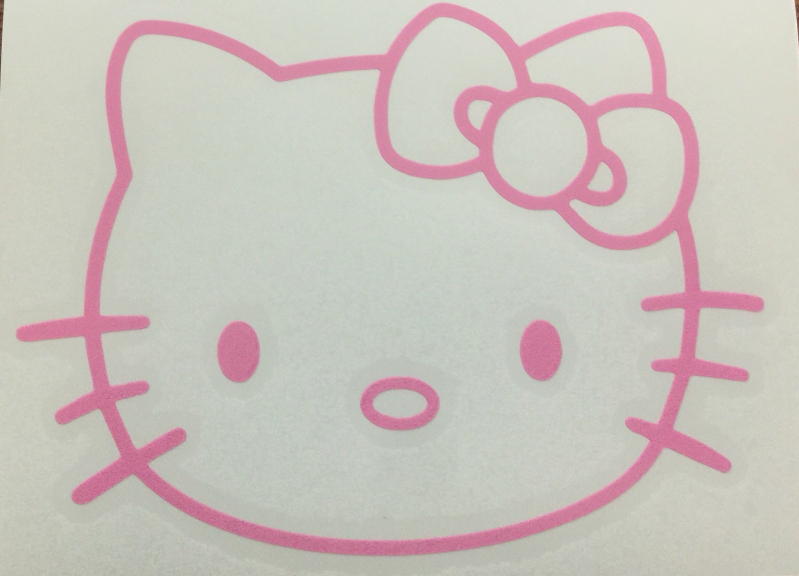Hello Kitty with BOW Car Decal / Sticker Glitter Vinyl – Holographic – Oil Slick