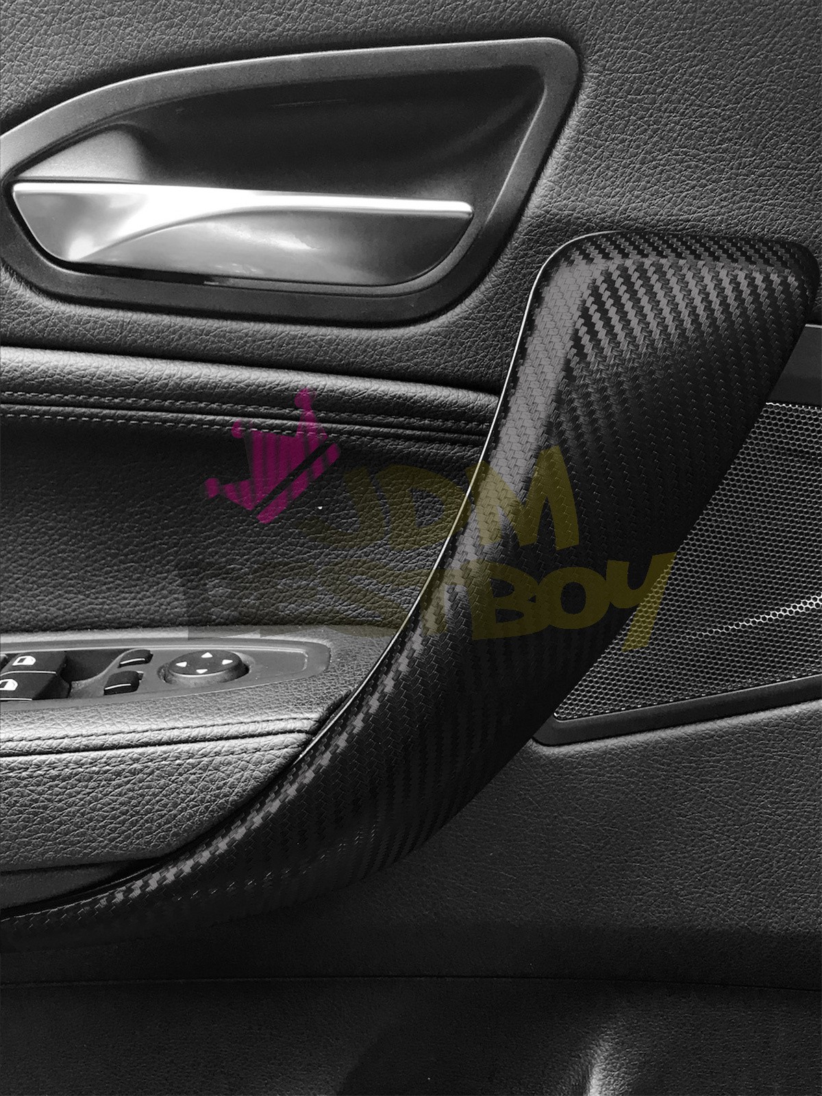 3D Carbon Fiber Black Matte Textured Car Vinyl Wrap Sticker Decal Film Sheet DIY