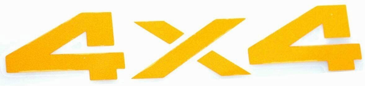 2x 6.5 Inch 4×4 Decals Stickers fit for Auto, Wall, Laptop, Phone, Truck,(Yellow