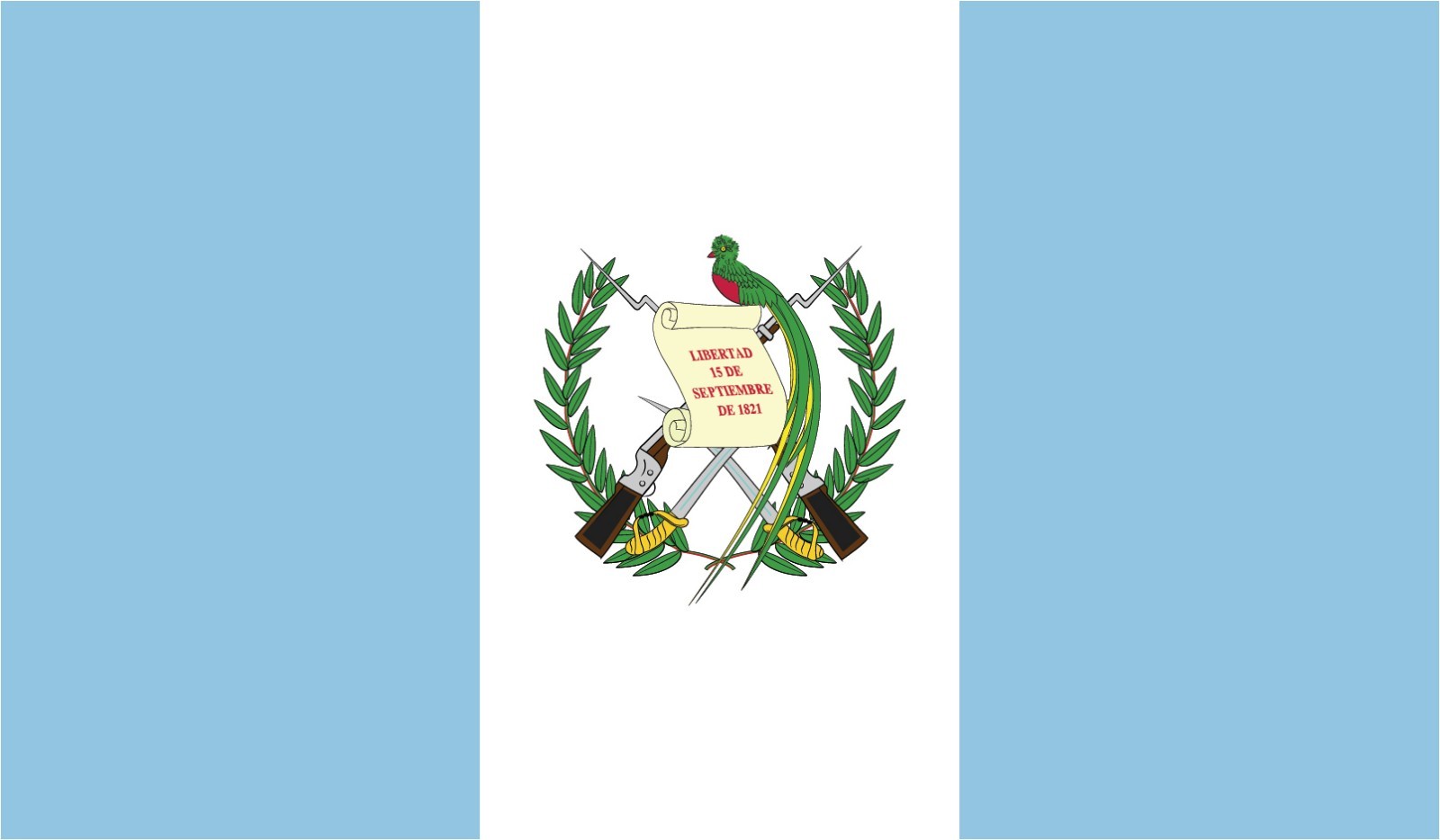 Guatemala Flag Vinyl Decal Bumper Sticker 2-Pack Car Truck Van Laptop Window