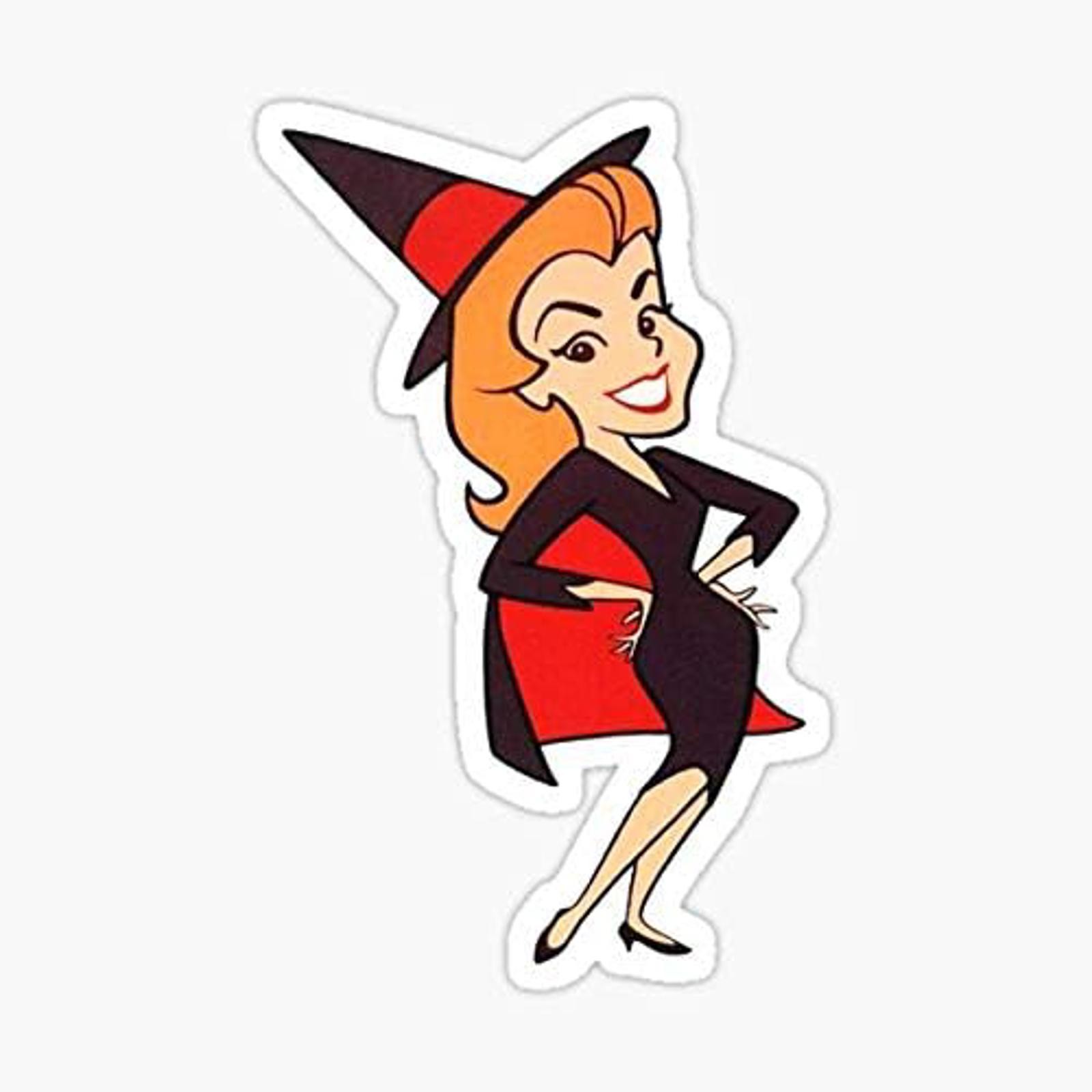 Bewitched Samantha Multi-surface Sticker Weatherproof 5″