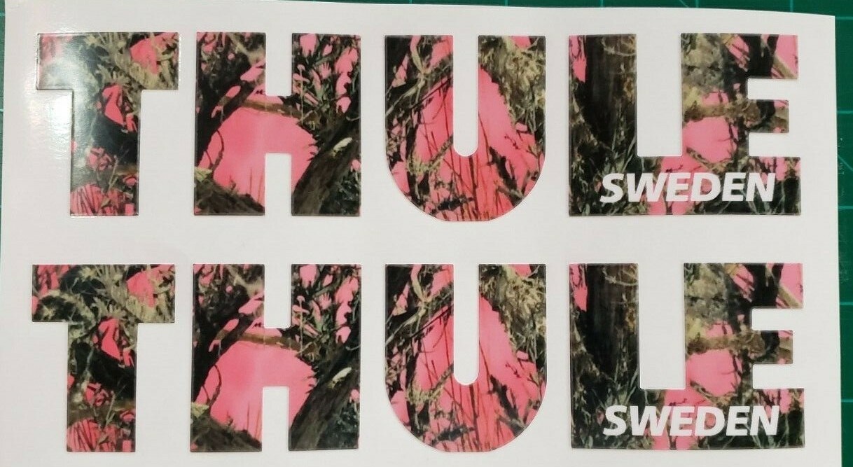 CAMOUFLAGE THULE 8″ 11″ 16″ VINYL DECAL 3 STYLES TO CHOOSE./ TRACKED!