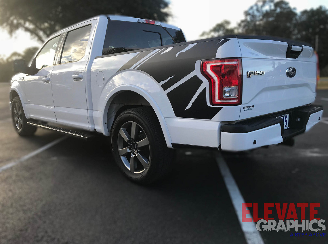 2009-2020 For Ford F150 Decals Side Kraken Stripes Vinyl Graphics 3M Stickers