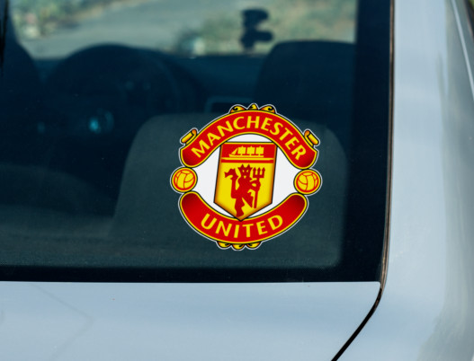 Vinyl Decal / Sticker Manchester united Soccer, car, truck, windows, wall