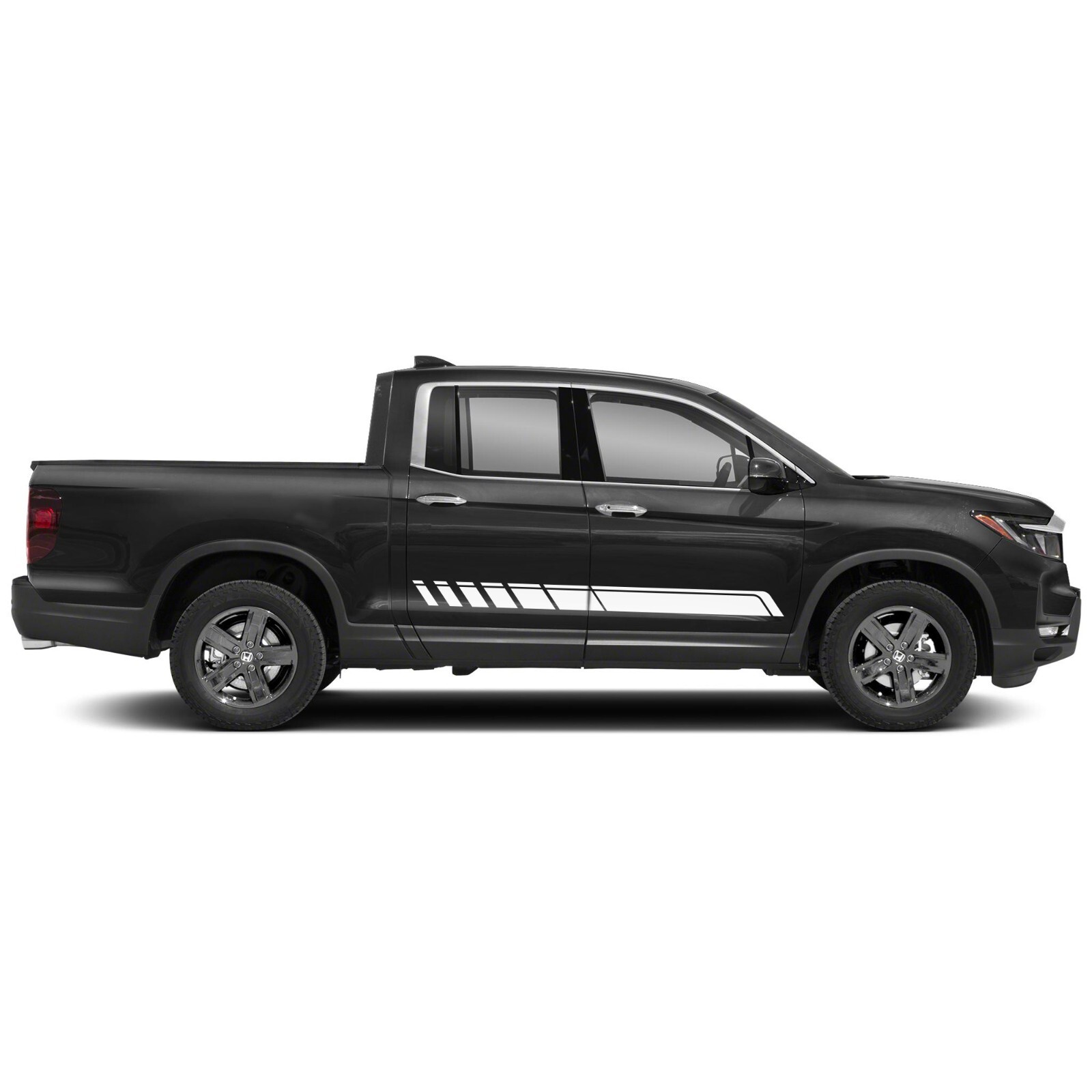 Lower door side stripes graphics stickers decal compatible with Honda Ridgeline