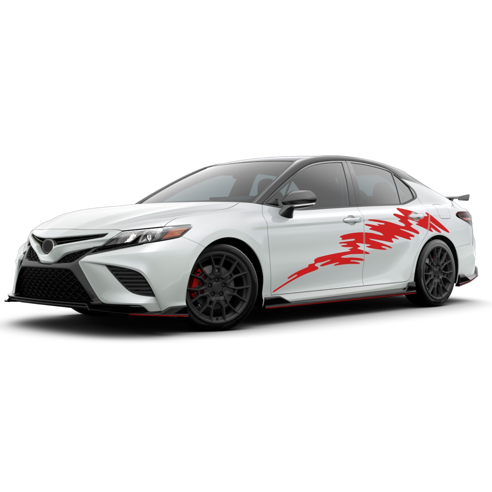 Smudged graphics stickers decal compatible with Toyota Camry
