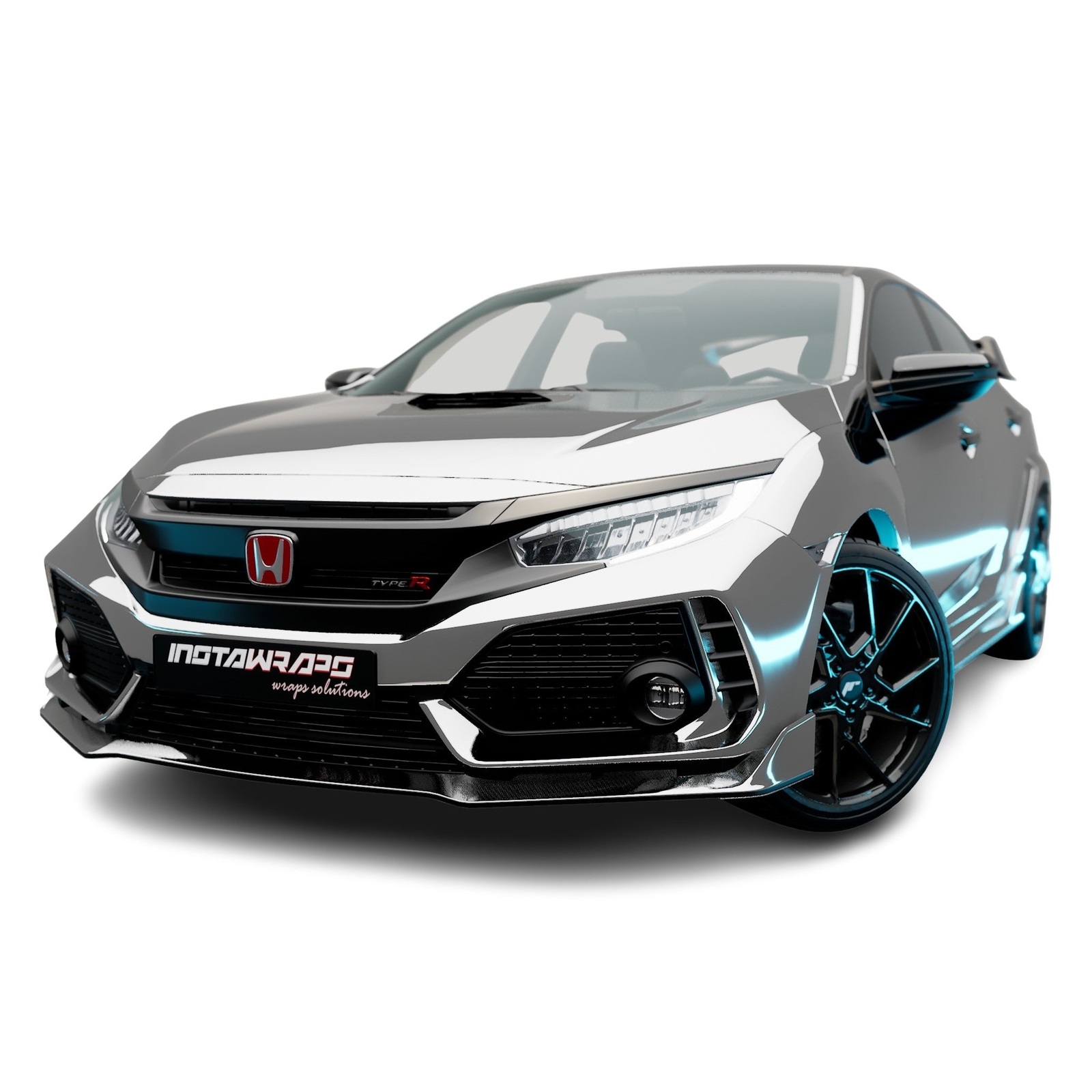 Avery Dennison SF100 Conform Chrome Silver Flexible Vinyl Car Wrap Film | 843-S