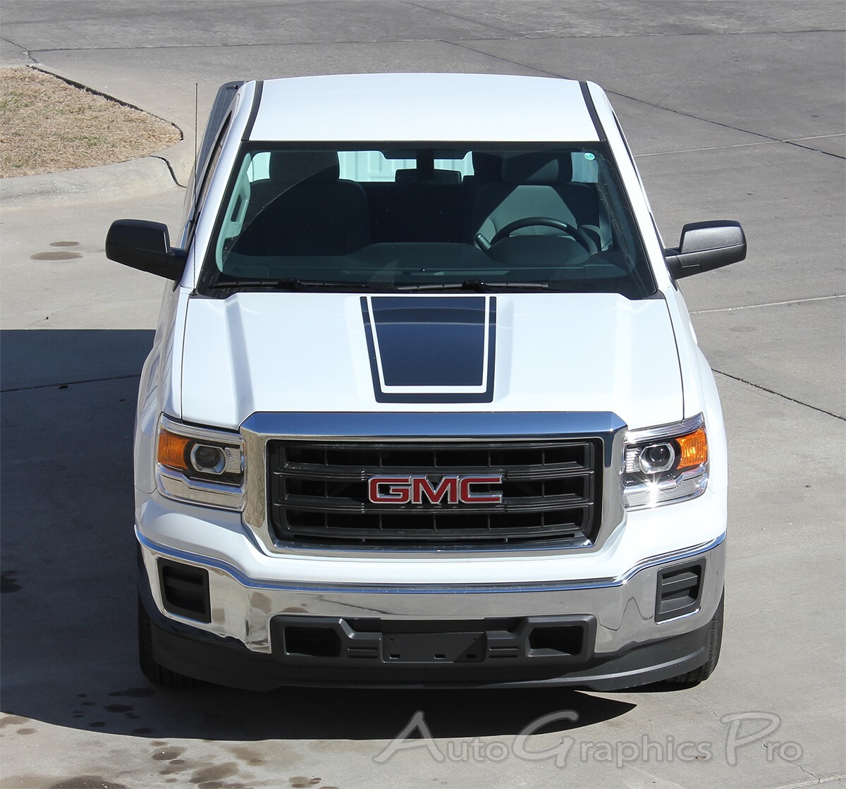 GMC “MIDWAY RALLY” Edition Center Hood Racing 2014-2018 Vinyl Graphics 3M Stripe