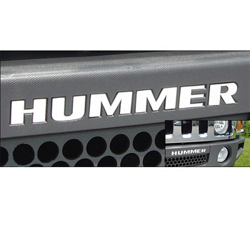 2006-2010 H3 STAINLESS STEEL INSERTS LETTERS