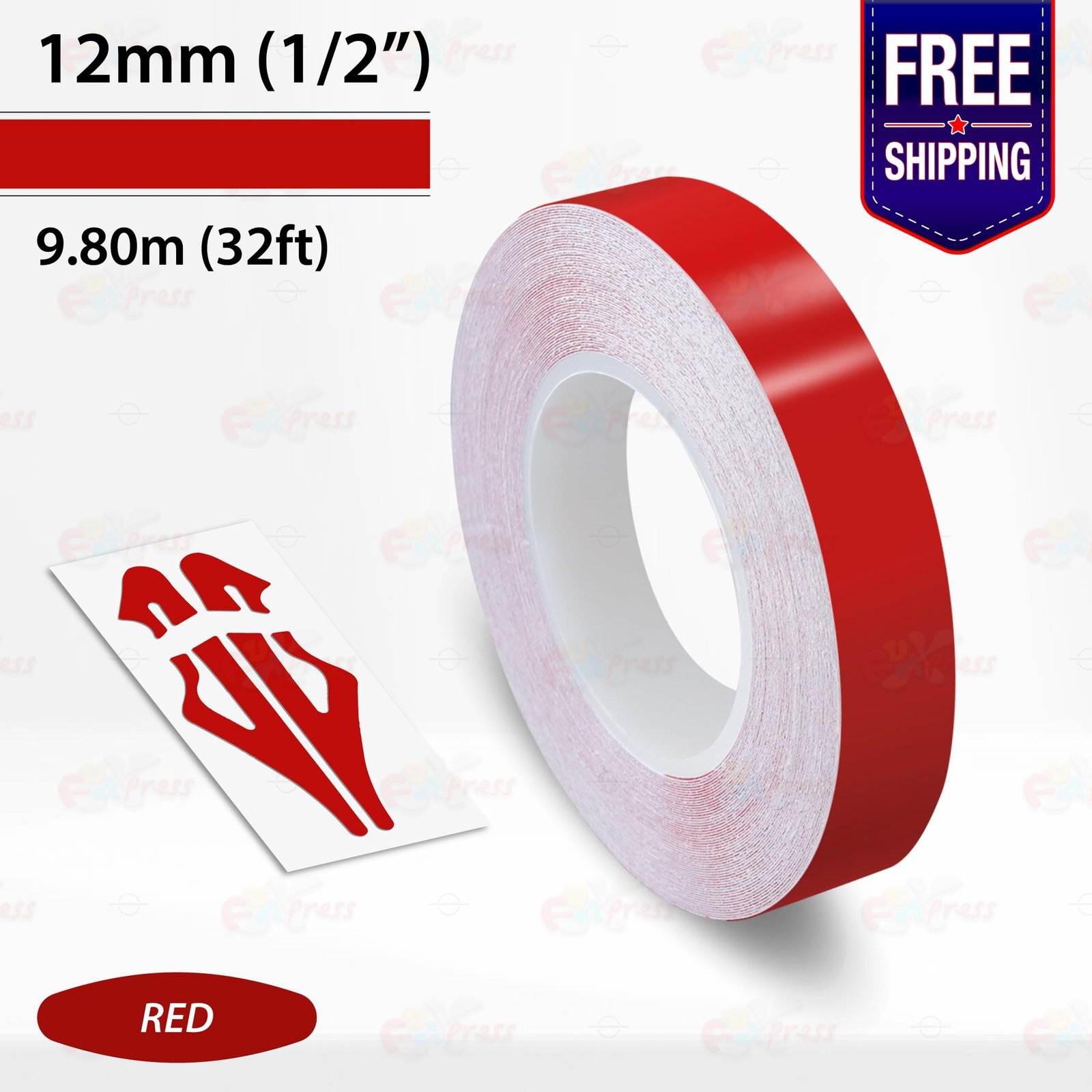 1/2″ PIN STRIPES Car Model Motorcycle Truck Decals Line TAPE Vinyl Stickers 12mm