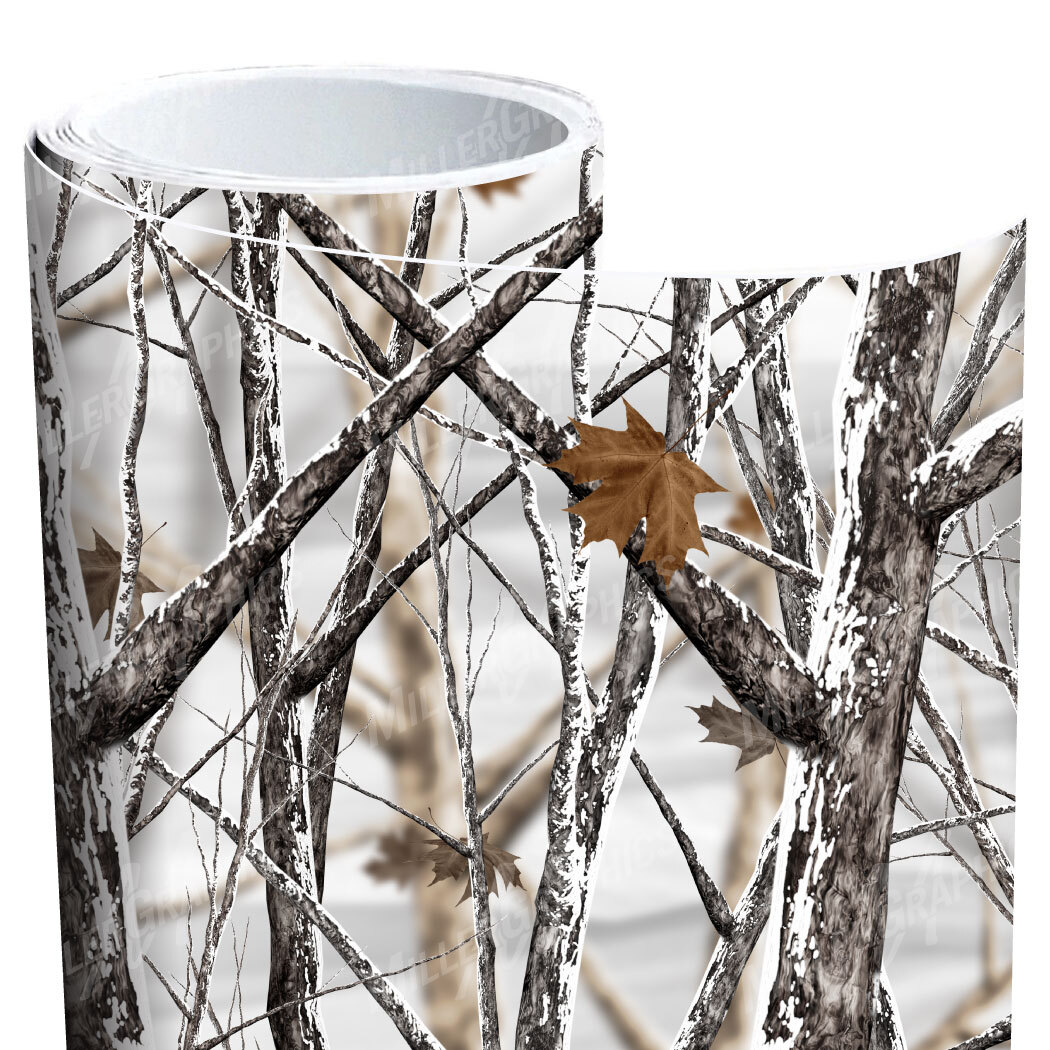 Camo “Snowstorm” Rocker Panel Graphic Decal Wrap Kit Truck Large – 6 Sizes