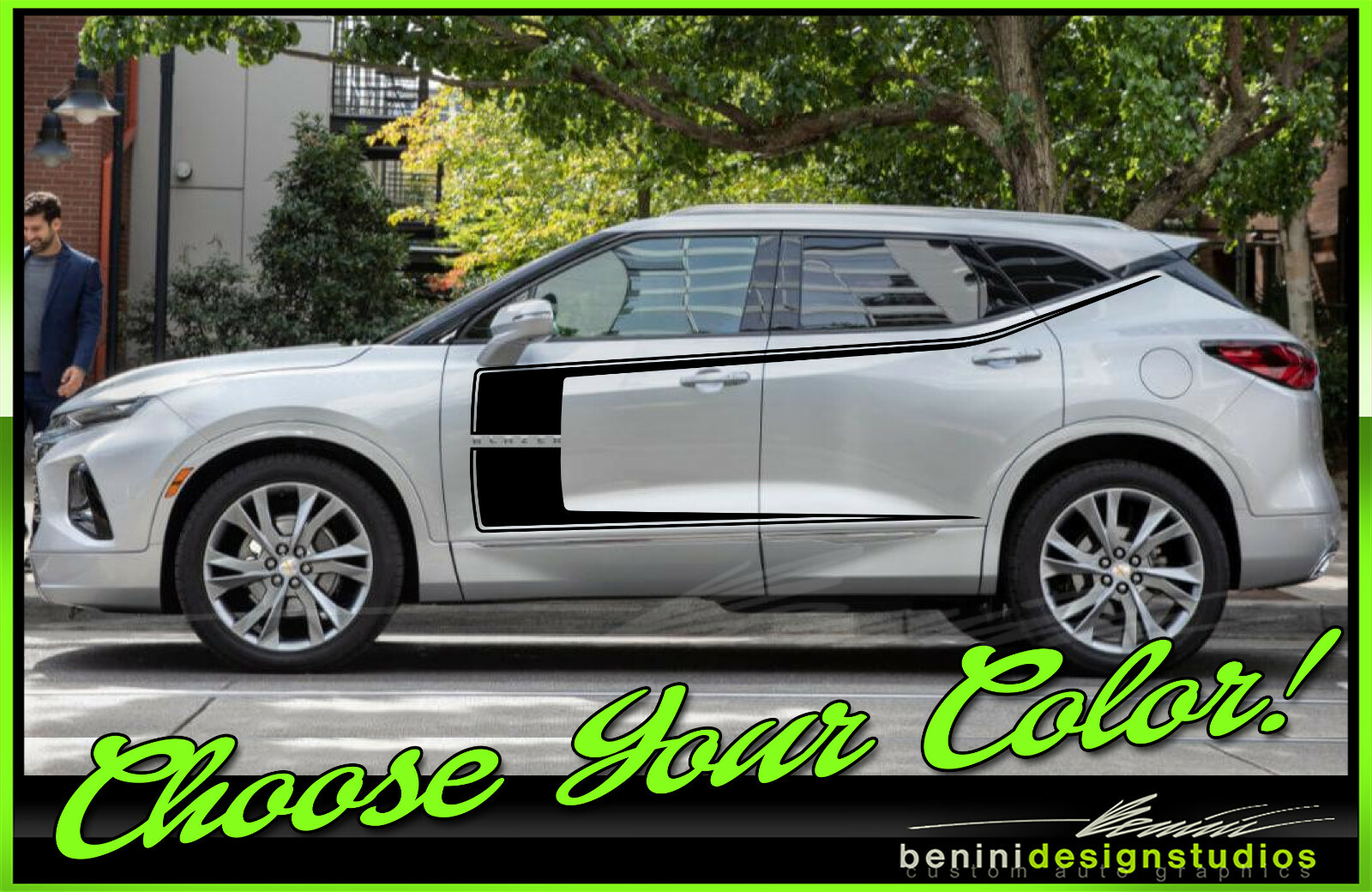 Racing Hockey C Stripes Style 2 Fits Cheverolet Chevy 2020 and up Blazer