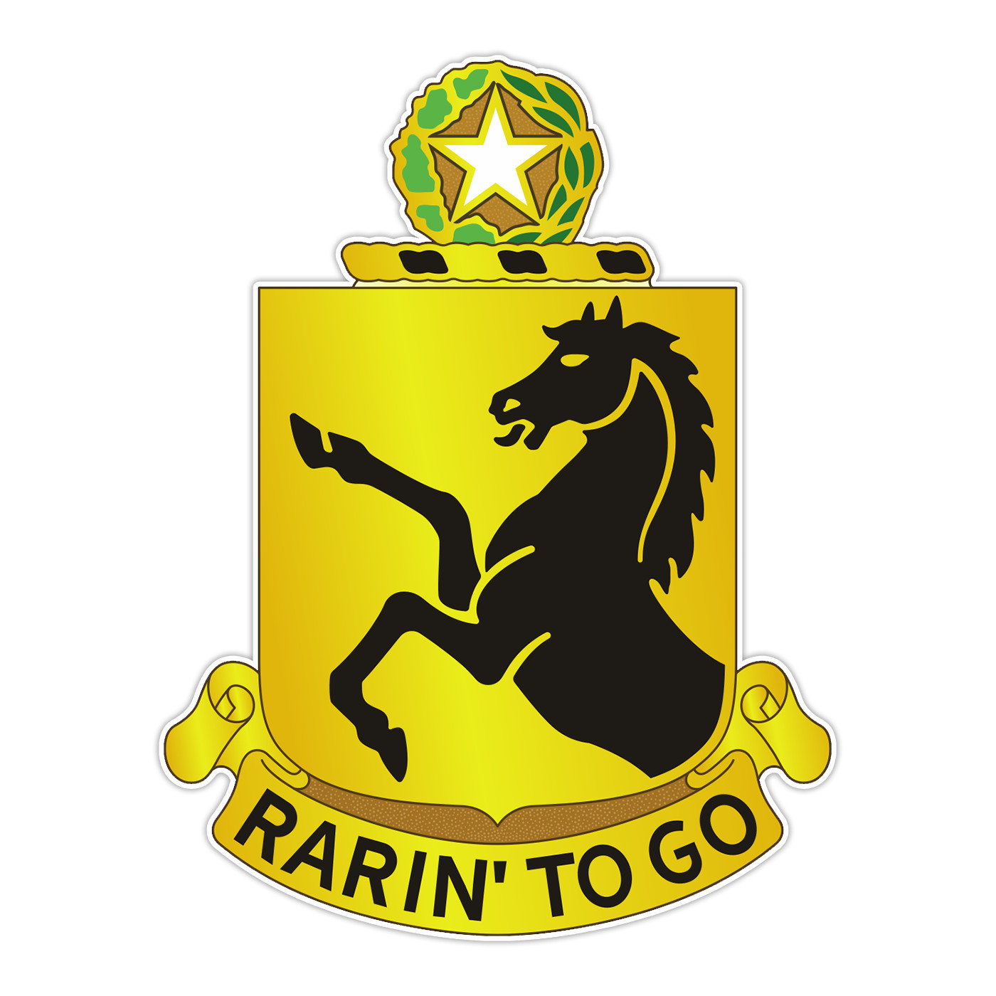112th Cavalry Regiment Sticker Military Vinyl Soldier Decal 5″