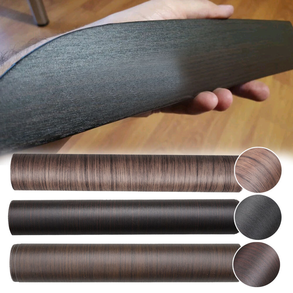 Car Wrap Sticker Wood Grain Textured Vinyl Decal Auto Styling Interior DIY Decor