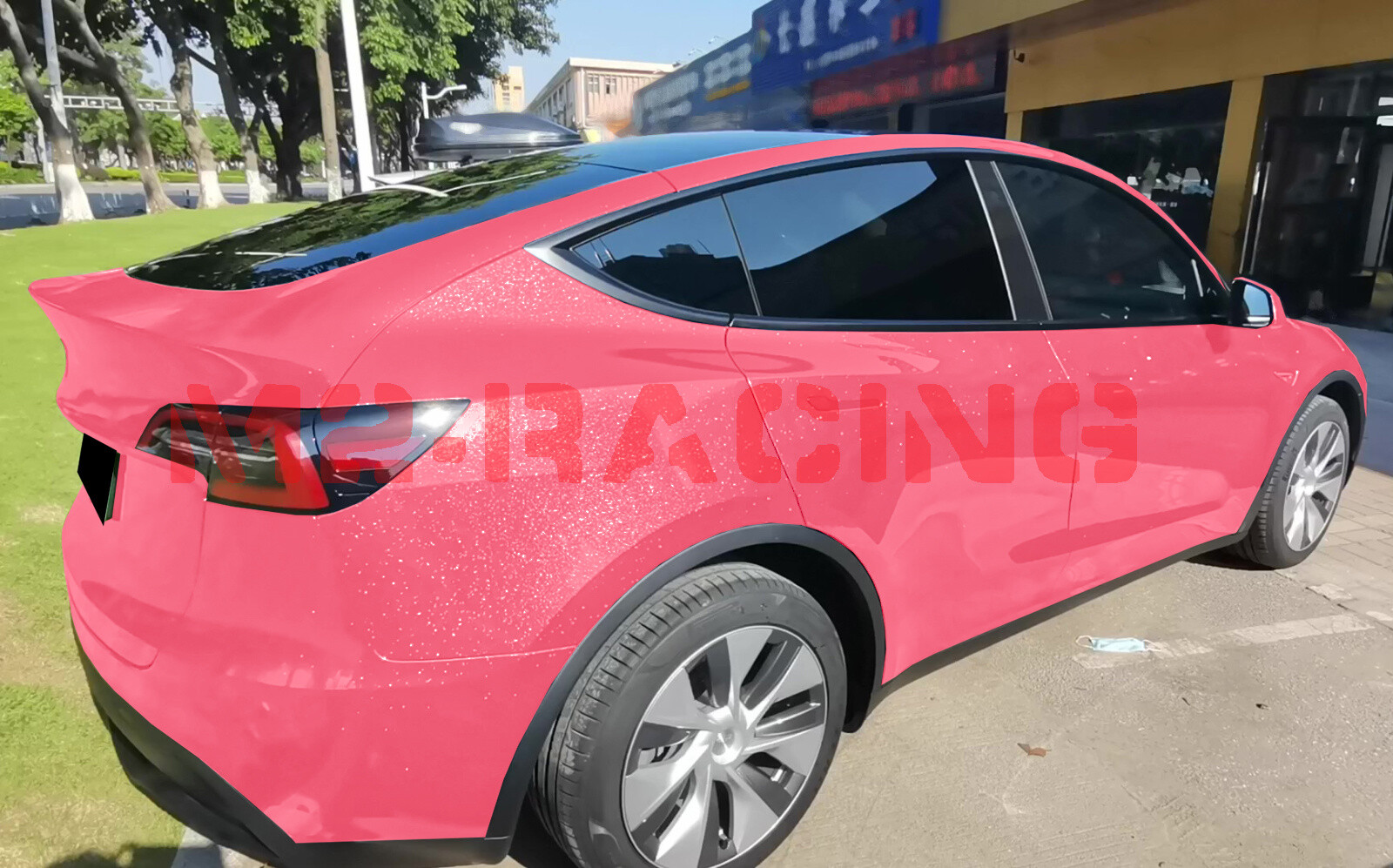 Sparkle Pink Gloss Glitter Auto Car Vinyl Wrap Sticker Decal Sheet Film DIY