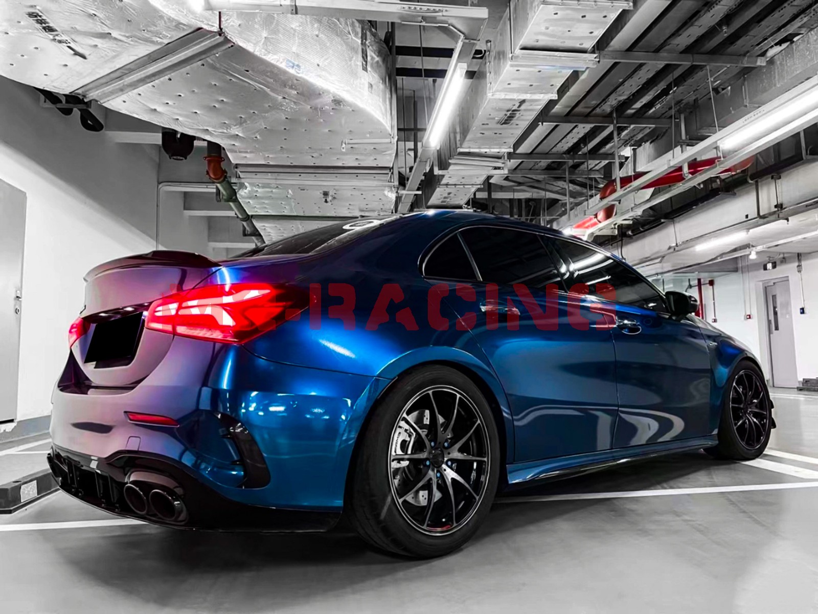 Gloss Metallic Shadow Blue PPF TPU Paint Protection Film Dry Wet Auto Vinyl Wrap