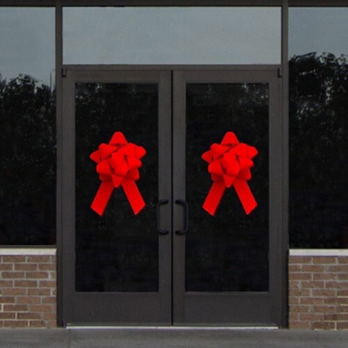 Car Dealership Showroom Bows Suction Cup for Window Doors office storefront