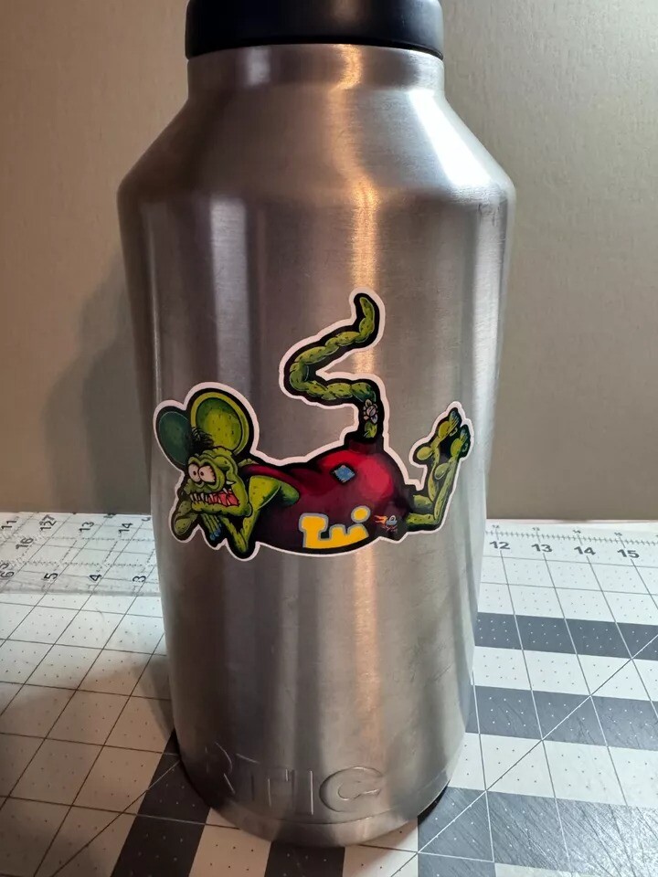 Rat Fink Cutie Patootie Vinyl Decal Sizes up to 14″ Free Shipping Free Tracking