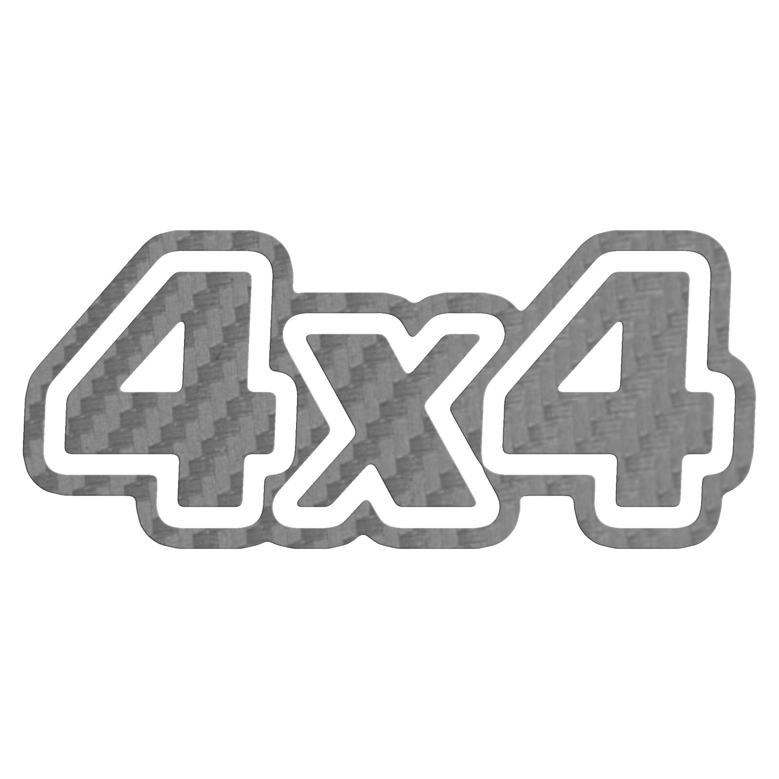 4×4 Sticker – 4×4 Carbon Fibe Decal